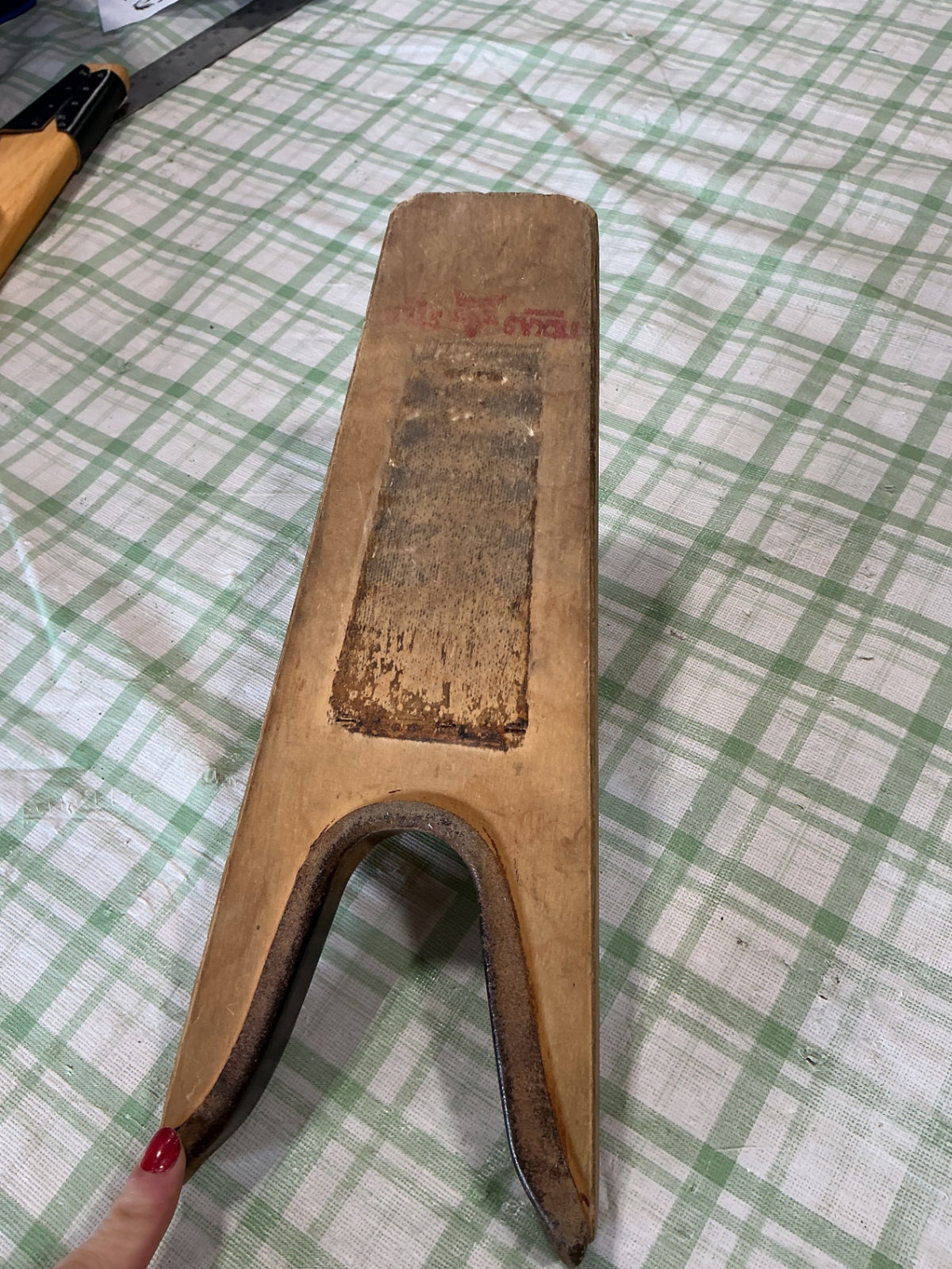 wooden boot jack 