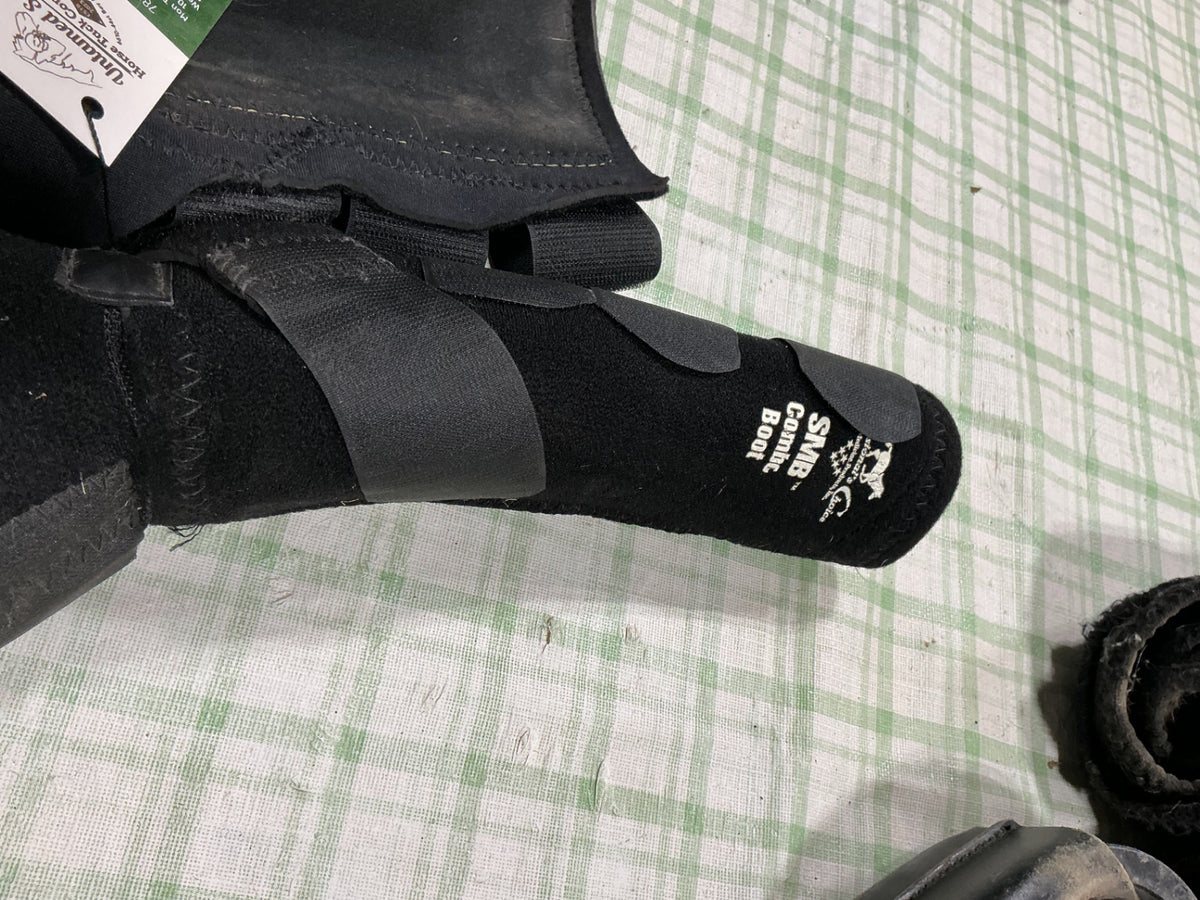 splint boots with bell boots attached guessing medium to large 