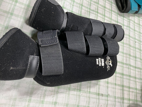 Splint Boots – Professional's Choice with Bell Boots Attached, Black Felt, Medium to Large (Est.) (4) | Used, Very Good