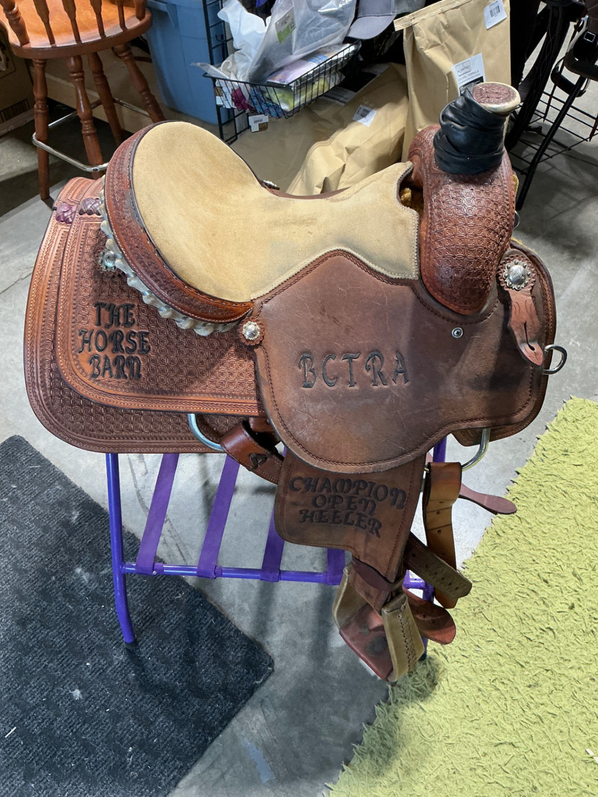 Western Saddle Trophy S14.5" G7.5"