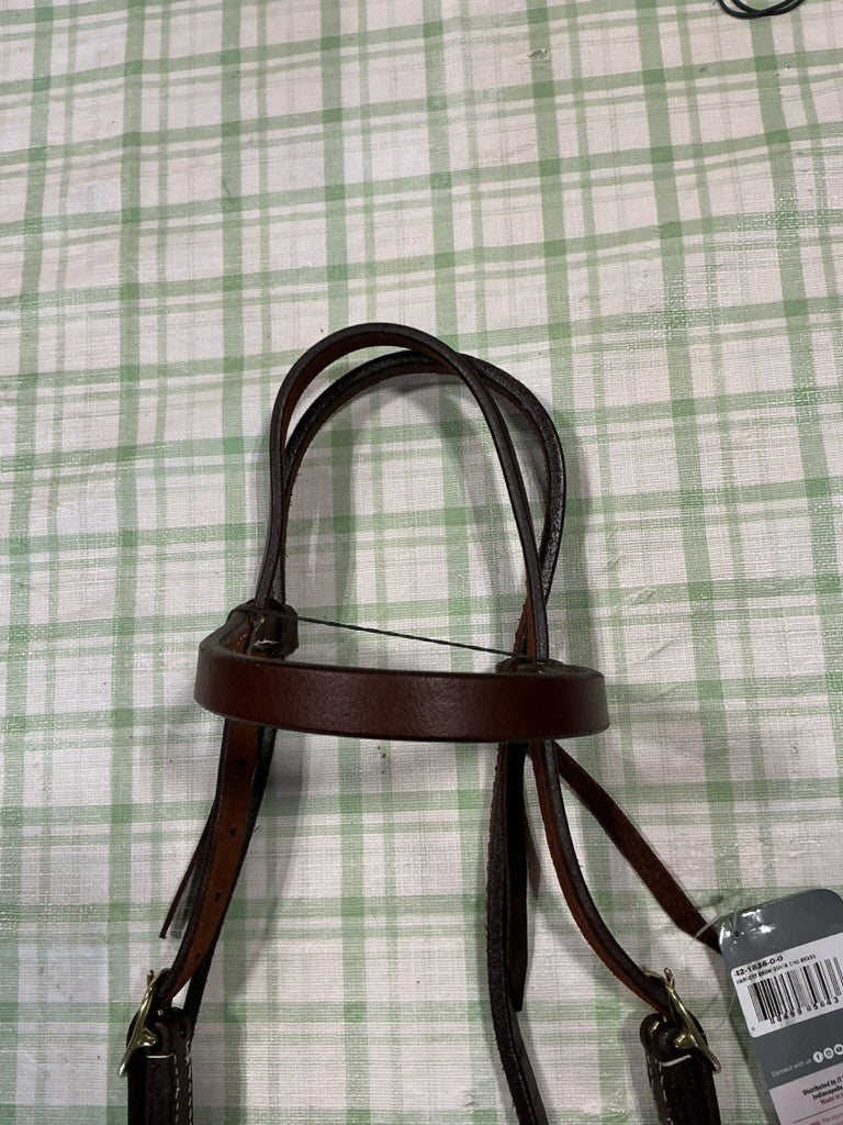 Western Headstall Harness Leather Browband with Quick Change Ends *NEW*