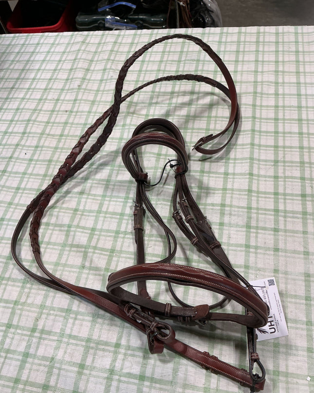 english bridle with reins horse size 