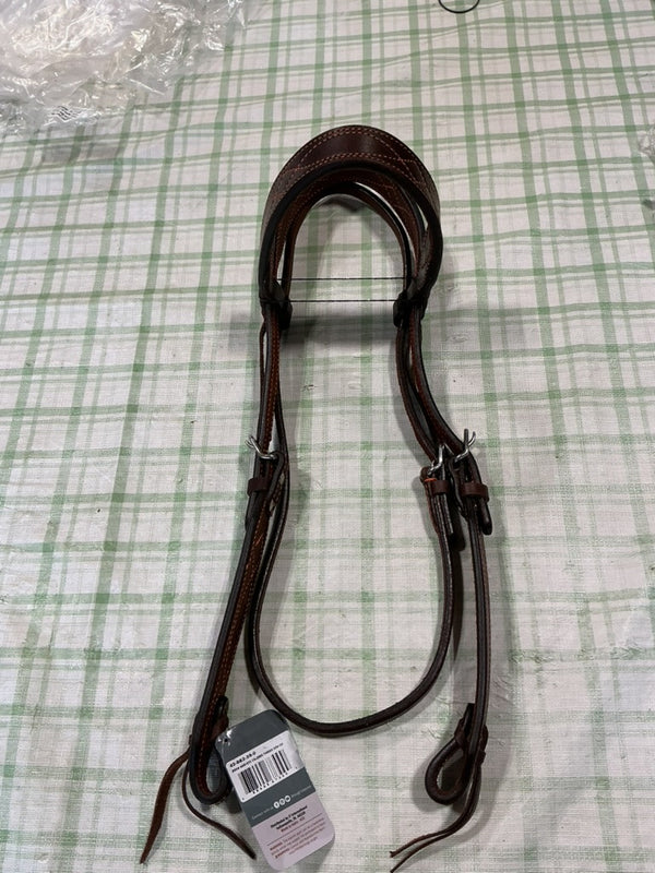 Western Headstall  Harness Colored Thread Browband *NEW*Orange