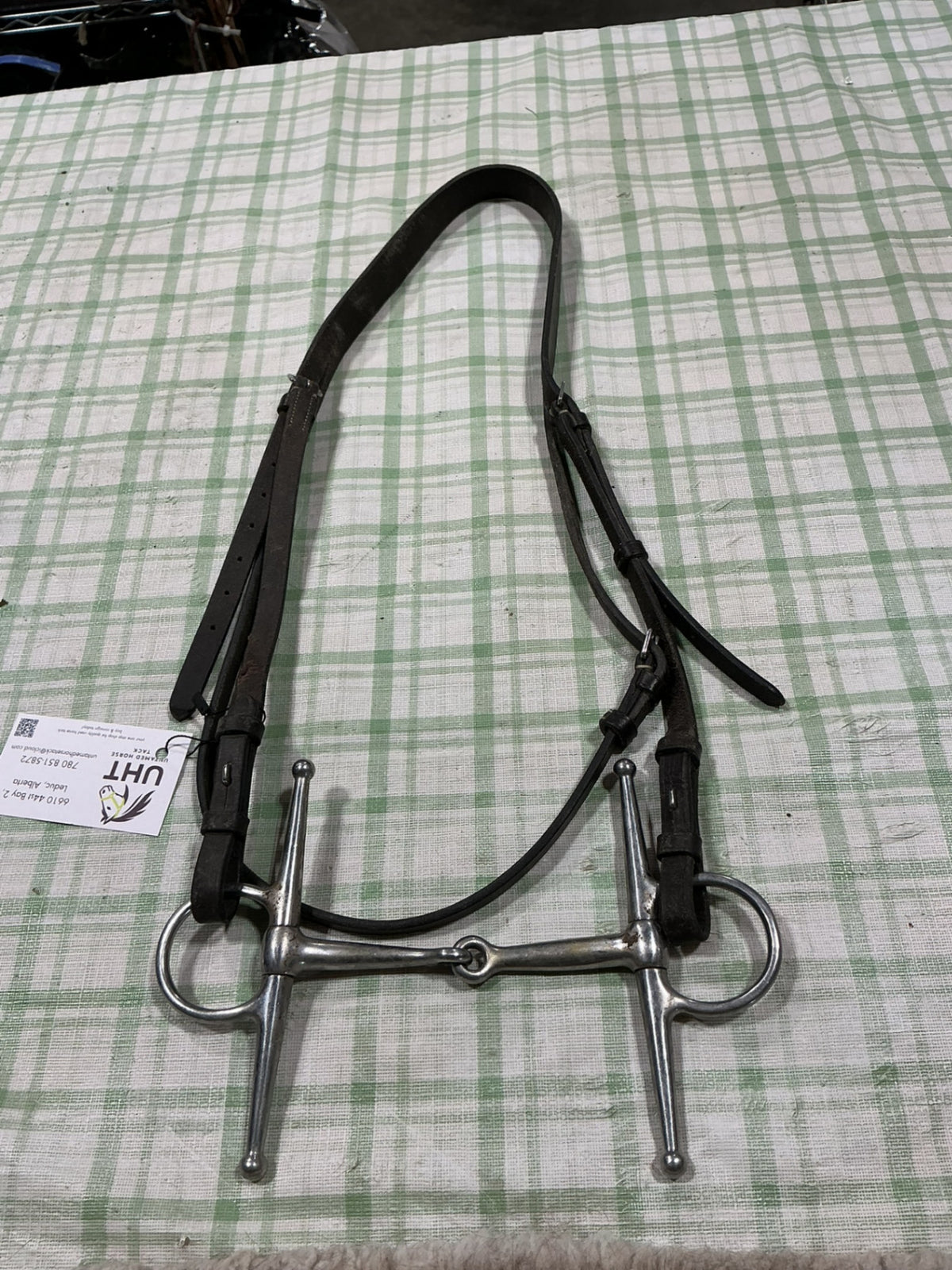western bridle with bit 5.5"