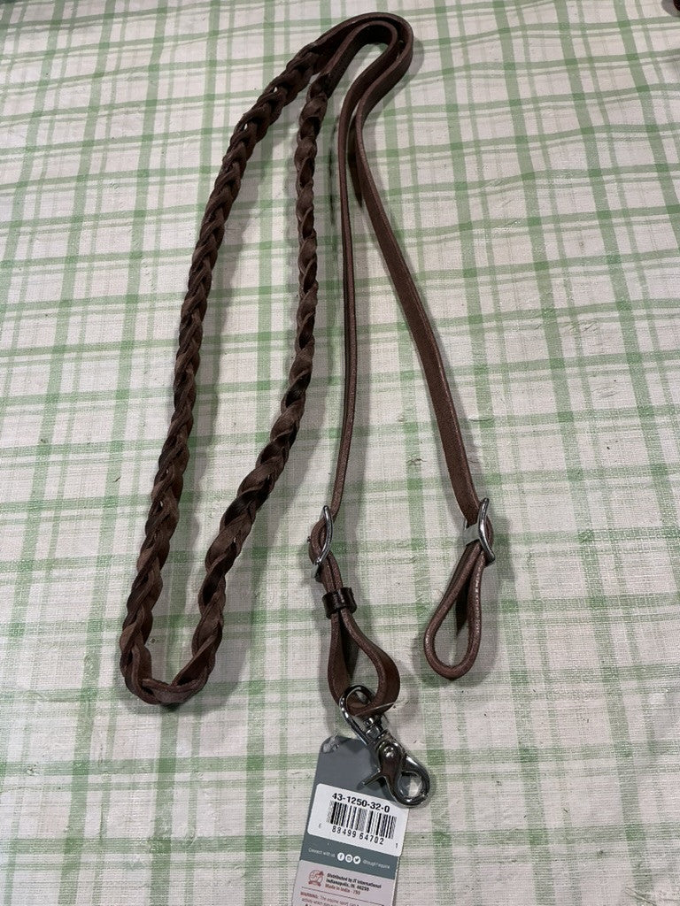 Western Reins Braided Leather Roping *NEW*