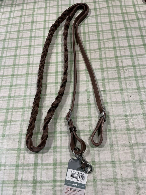 Western Reins Braided Leather Roping *NEW*