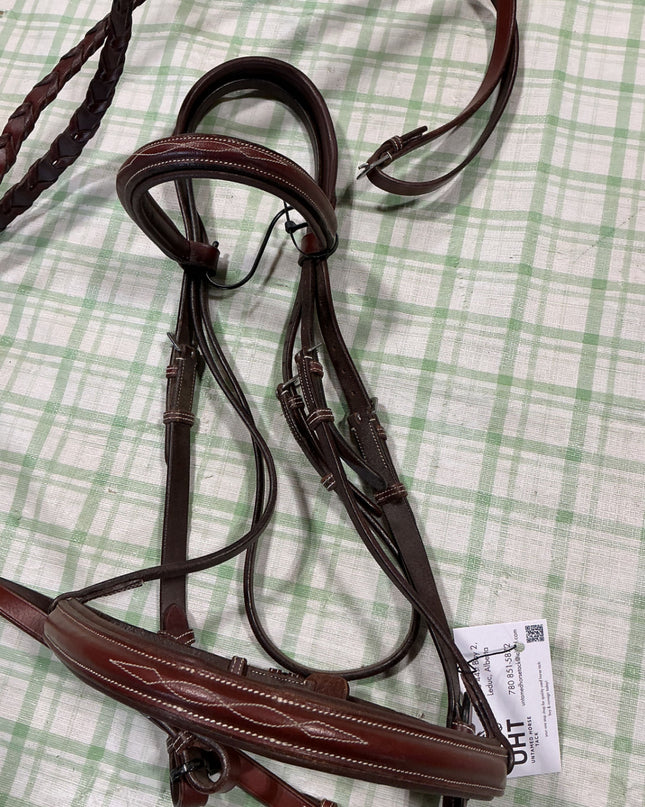 english bridle with reins horse size 