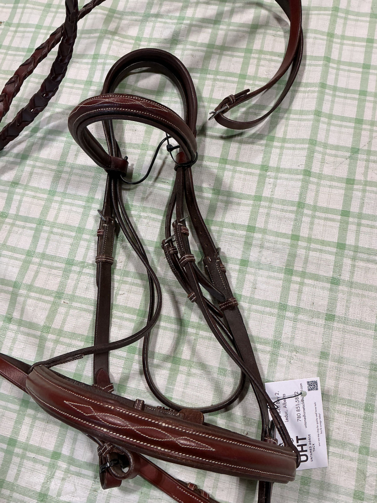 english bridle with reins horse size 