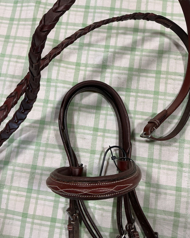 english bridle with reins horse size 