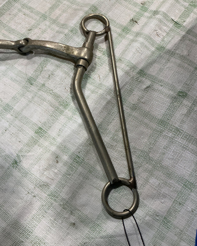 bit long shank cheek snaffle 5.5"
