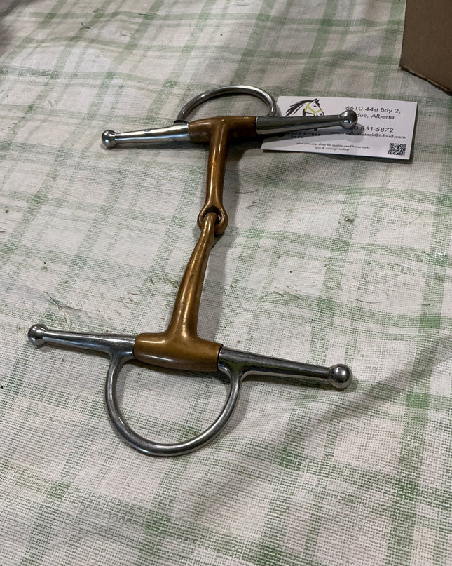 bit snaffle 6" copper 