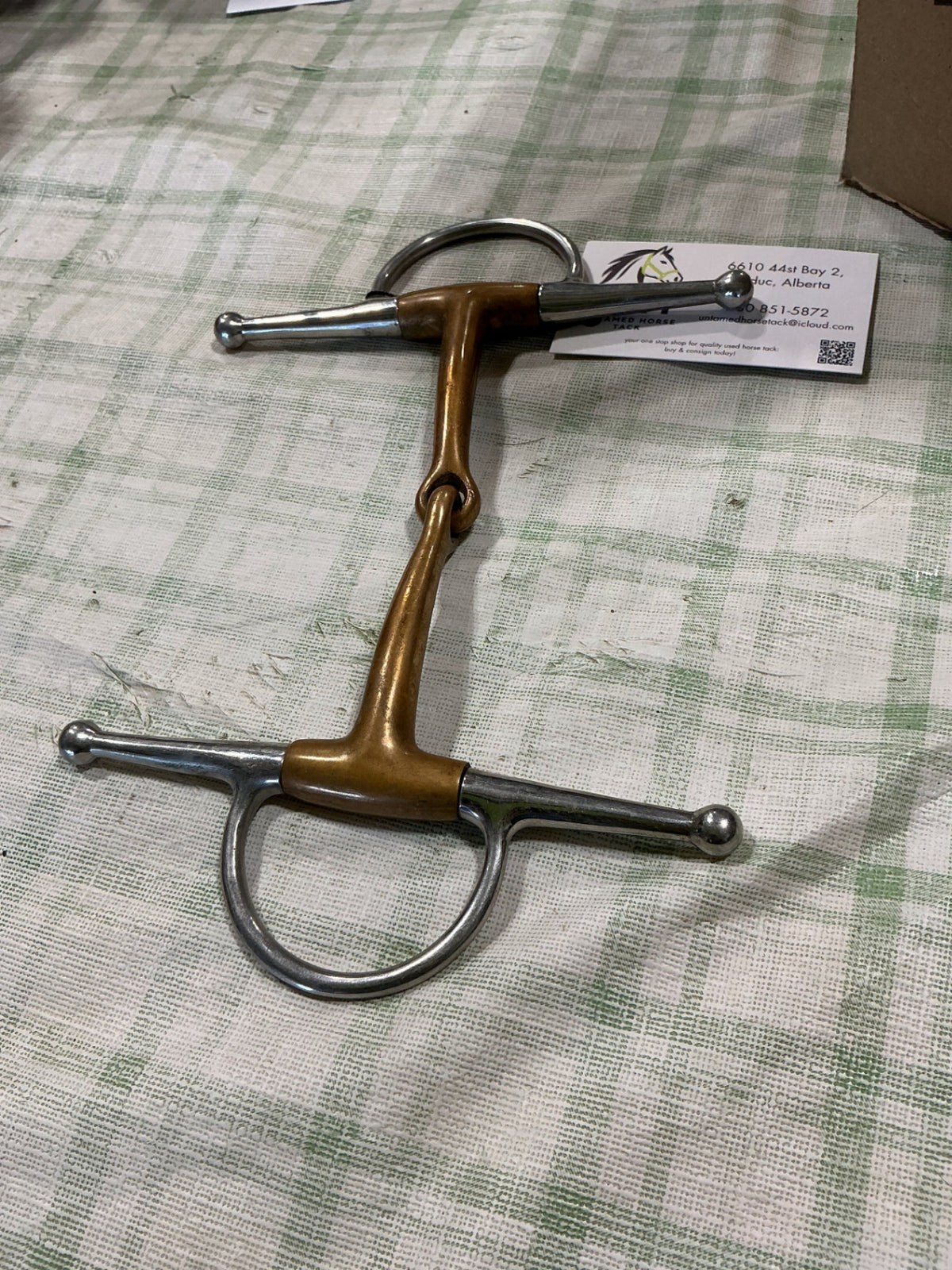 bit snaffle 6" copper 