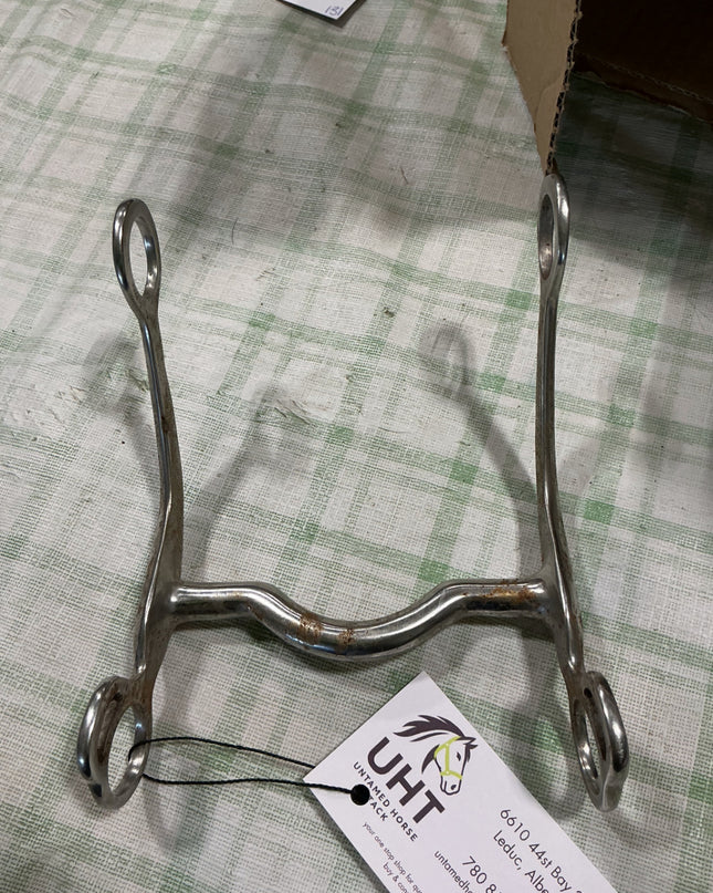 curb bit 5" long shank cheek 