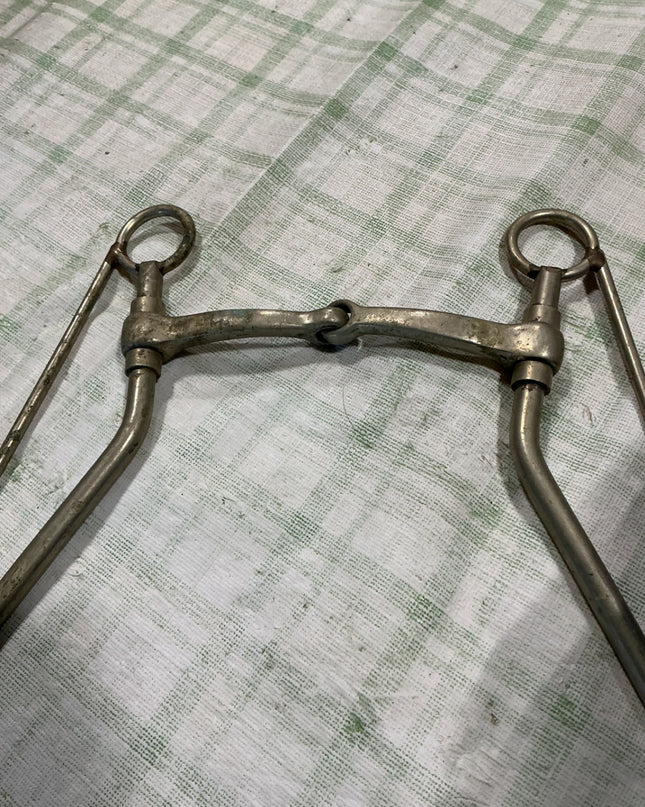 bit long shank cheek snaffle 5.5"