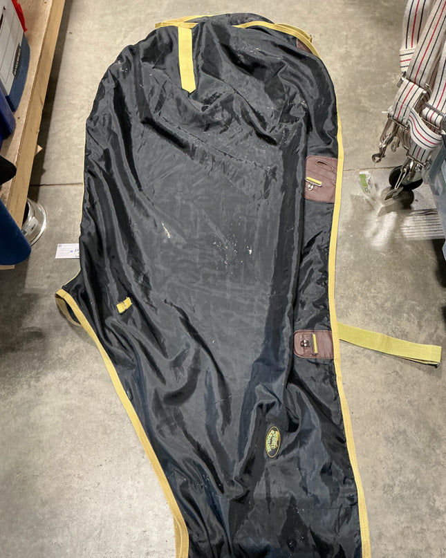 stable sheet 74" black and yellow 