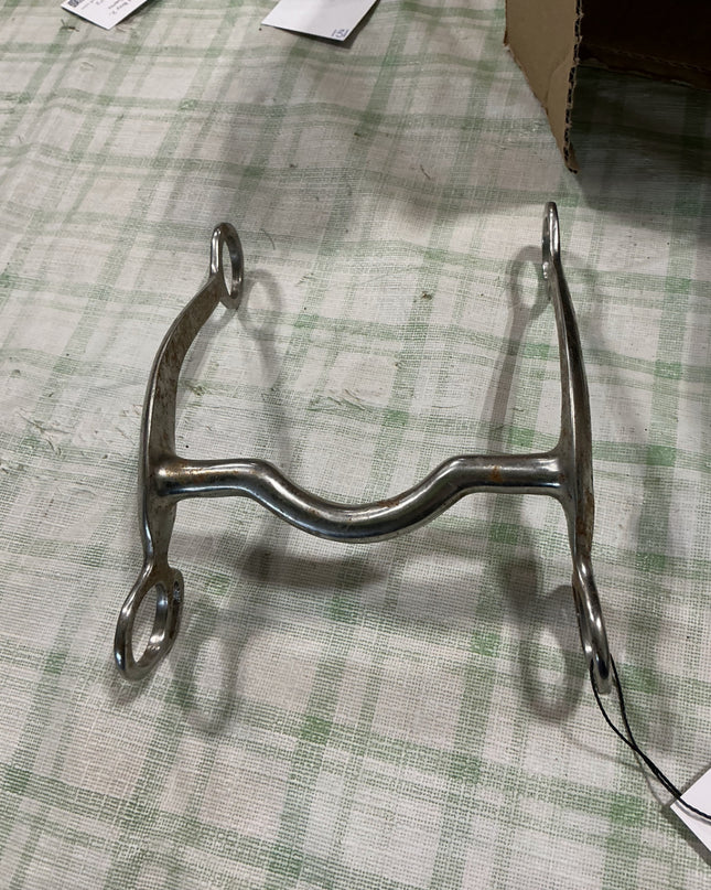 curb bit 5" long shank cheek 