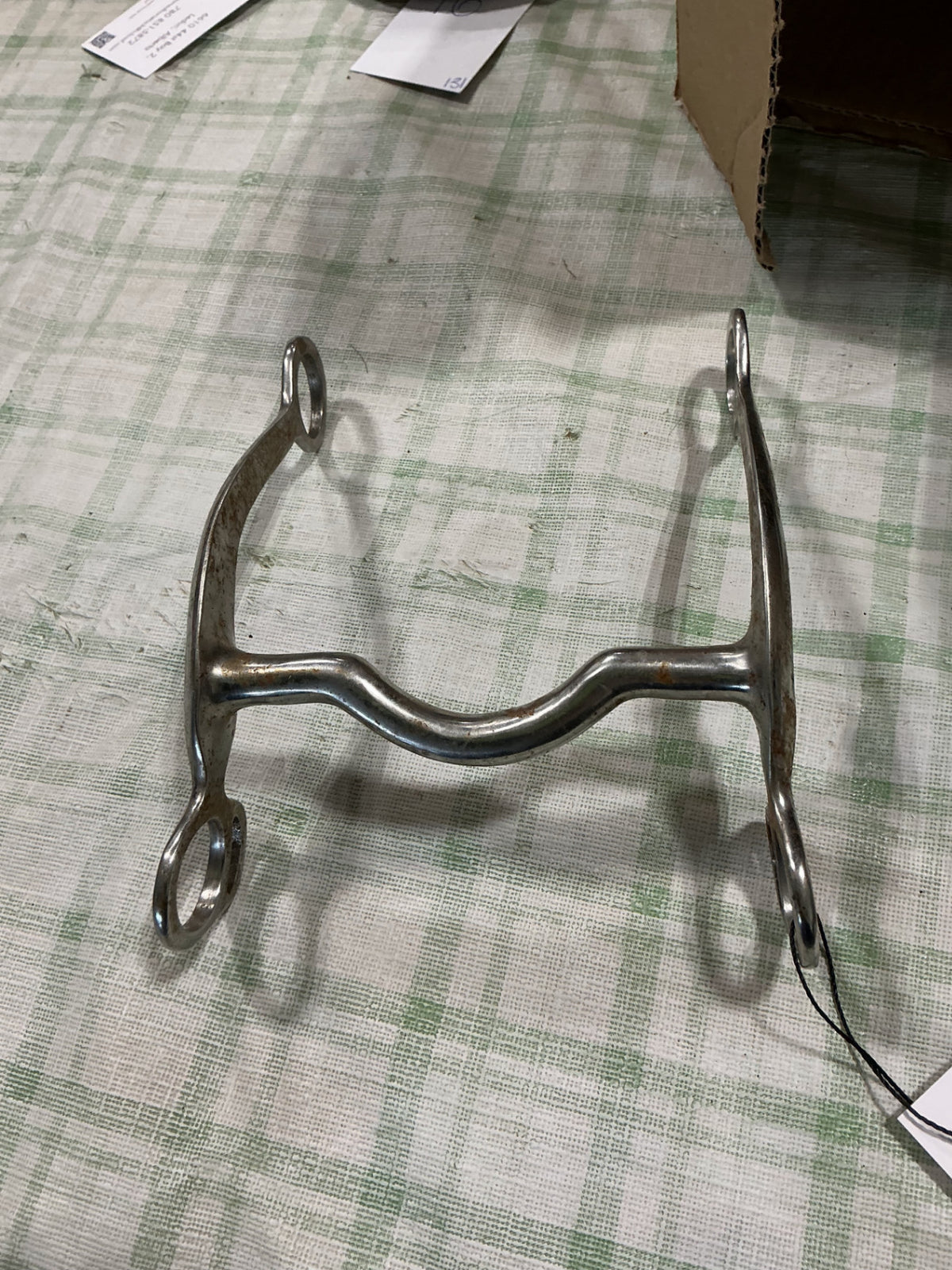 curb bit 5" long shank cheek 