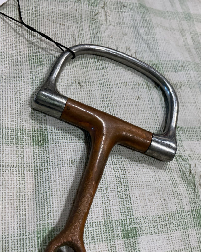 bit snaffle copper dring 