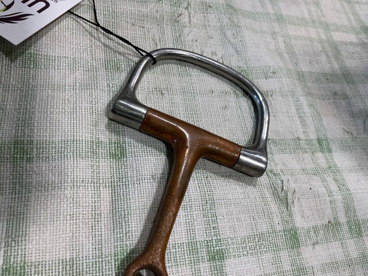 bit snaffle copper dring 