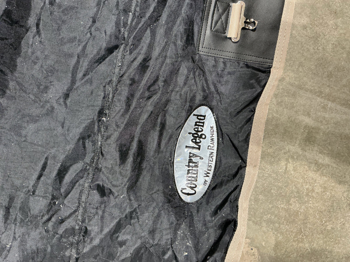 stable sheet 78" black 