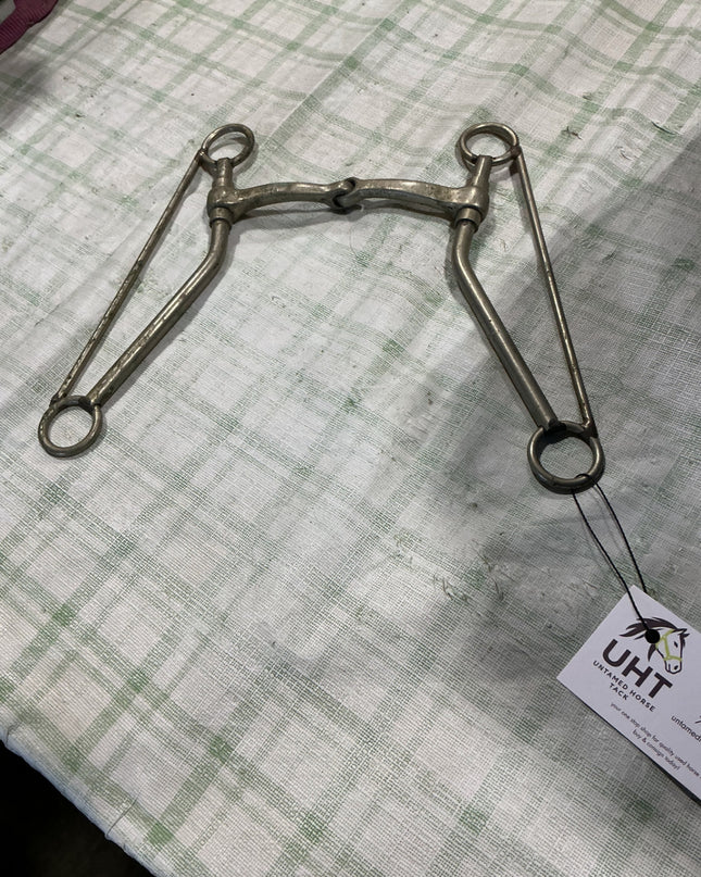 bit long shank cheek snaffle 5.5"