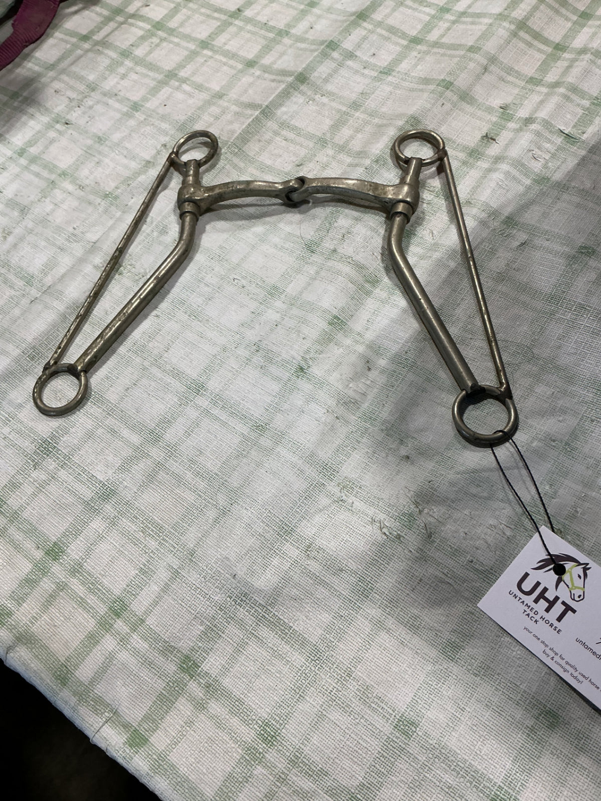 bit long shank cheek snaffle 5.5"