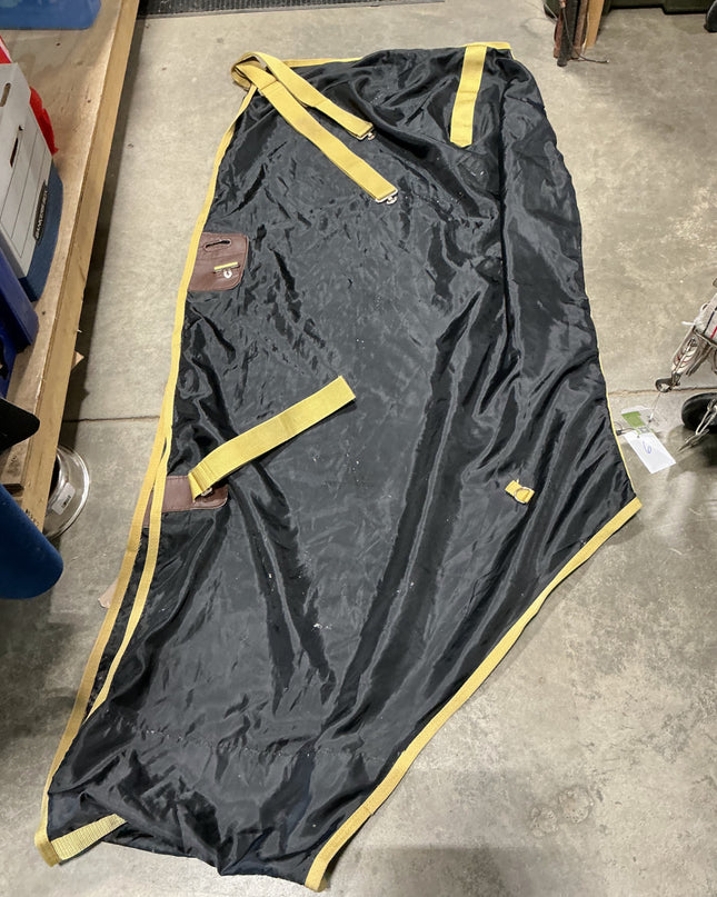 stable sheet 74" black and yellow 