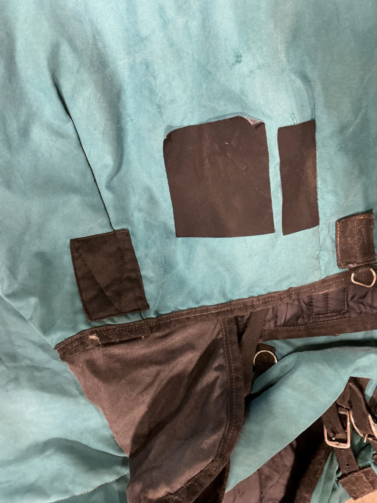 winter blanket teal 64"