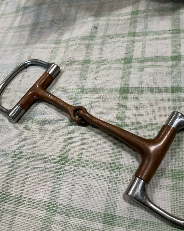 bit snaffle copper dring 