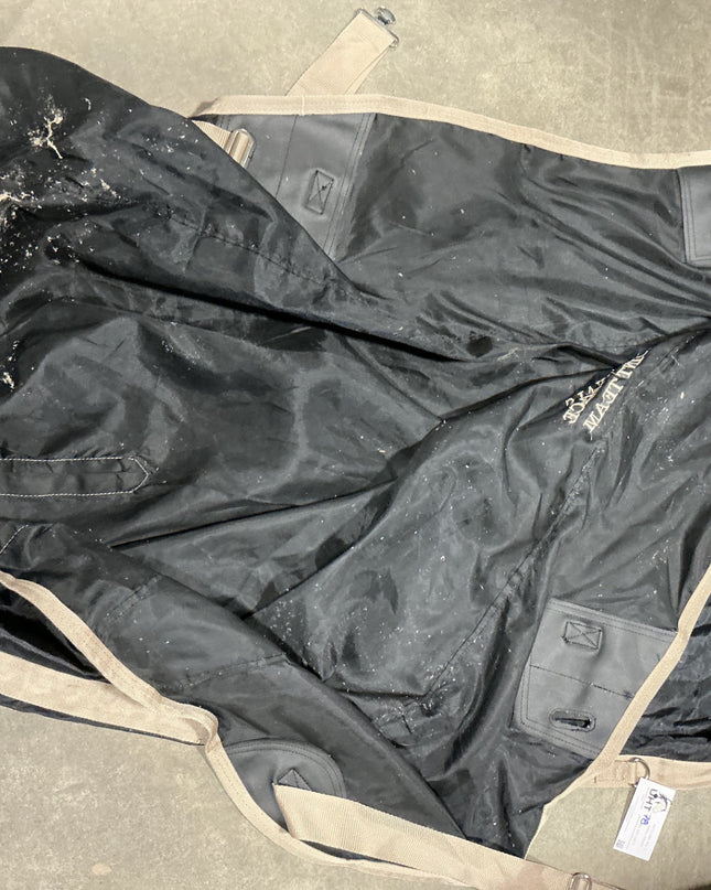stable sheet 78" black 