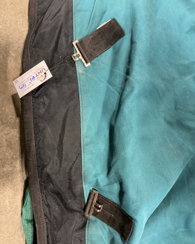 winter blanket teal 64"