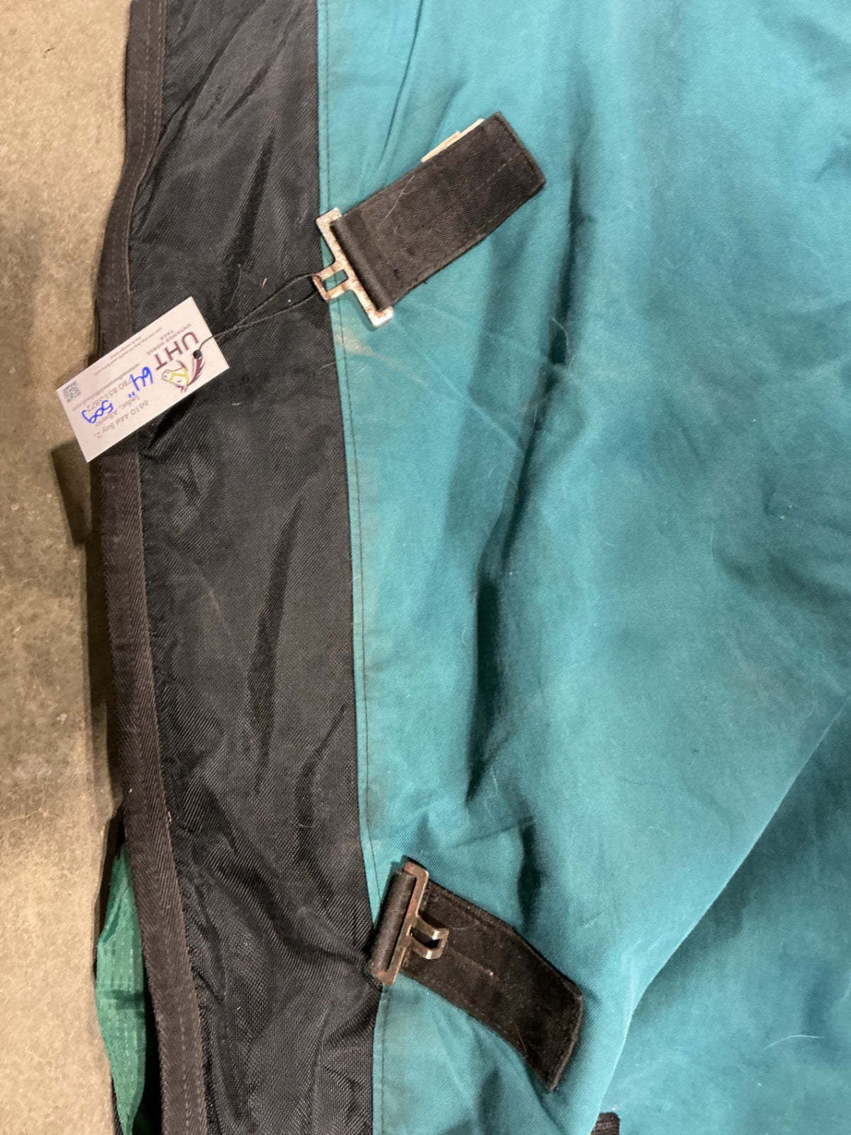 winter blanket teal 64"