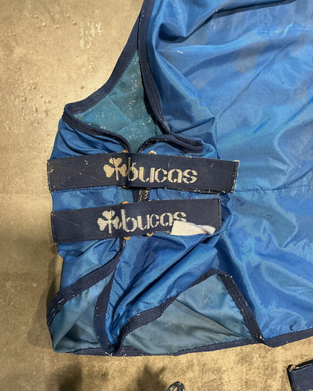 stable sheet blue 82" bucas