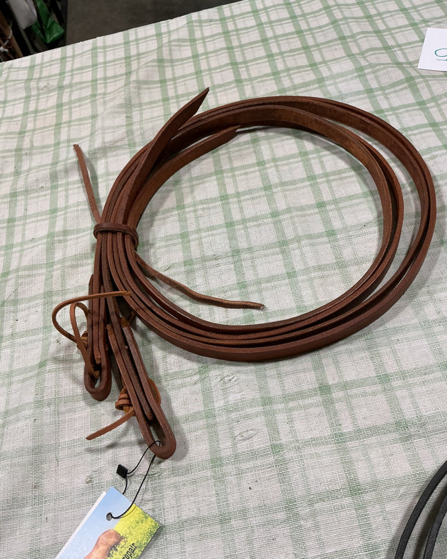 western reins leather 6ft