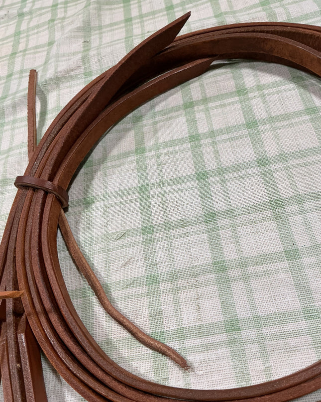 western reins leather 6ft