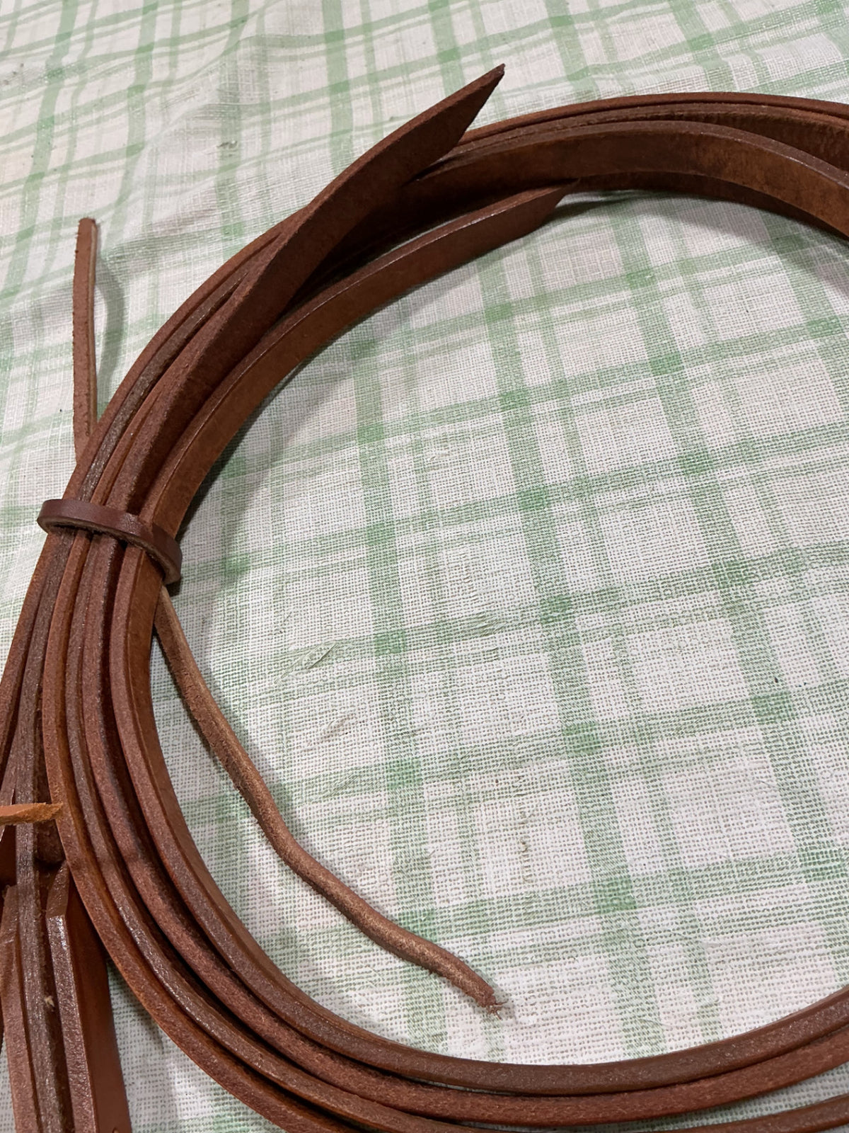 western reins leather 6ft