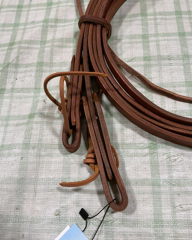 western reins leather 6ft