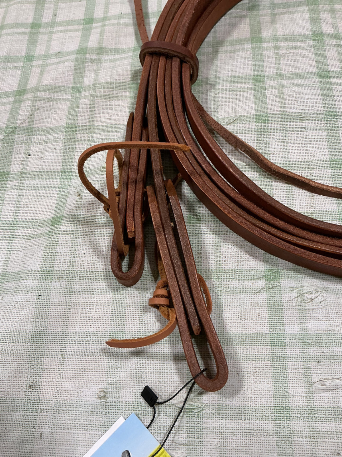western reins leather 6ft