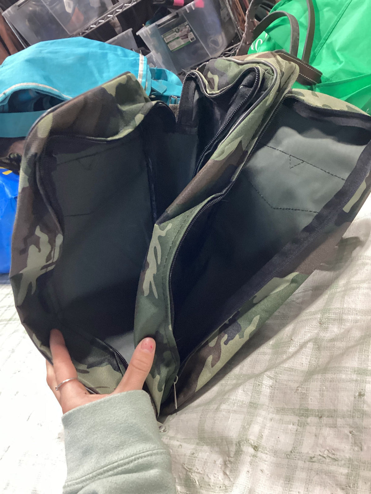 boot bag camo small 
