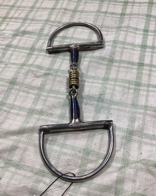 dog bone d-ring snaffle copper inlay5.5"