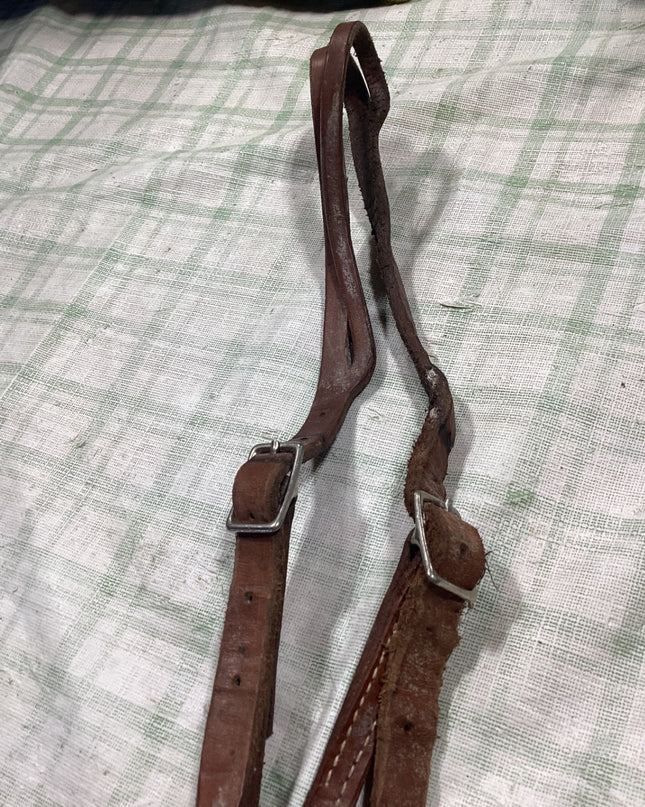 western bridle horse size 