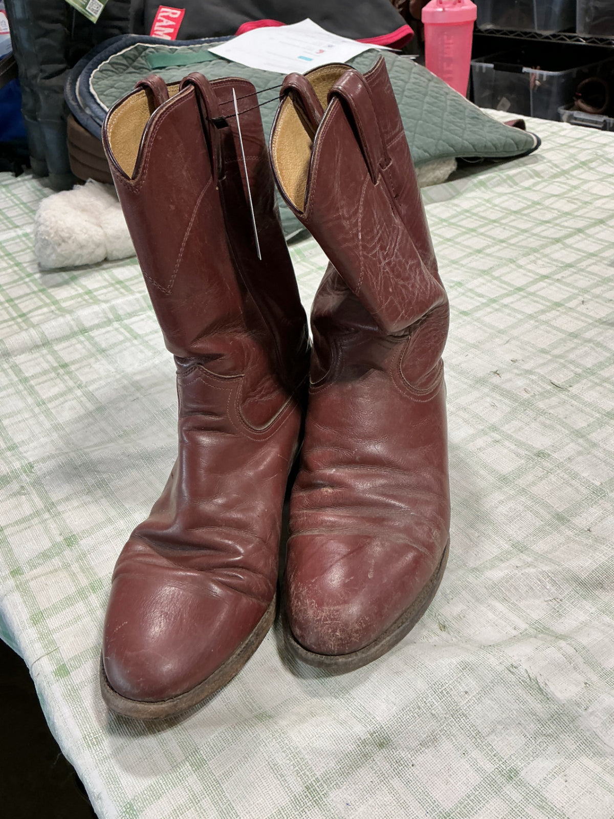 cow boy boots 8.5"