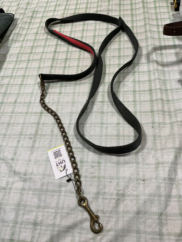 Lead Rope – Black Nylon with Chain | Used, Very Good