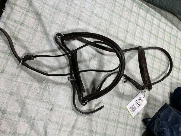 English Bridle – Leather, Horse (No Throatlatch) | Used, Very Good