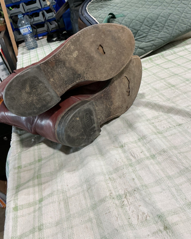 cow boy boots 8.5"