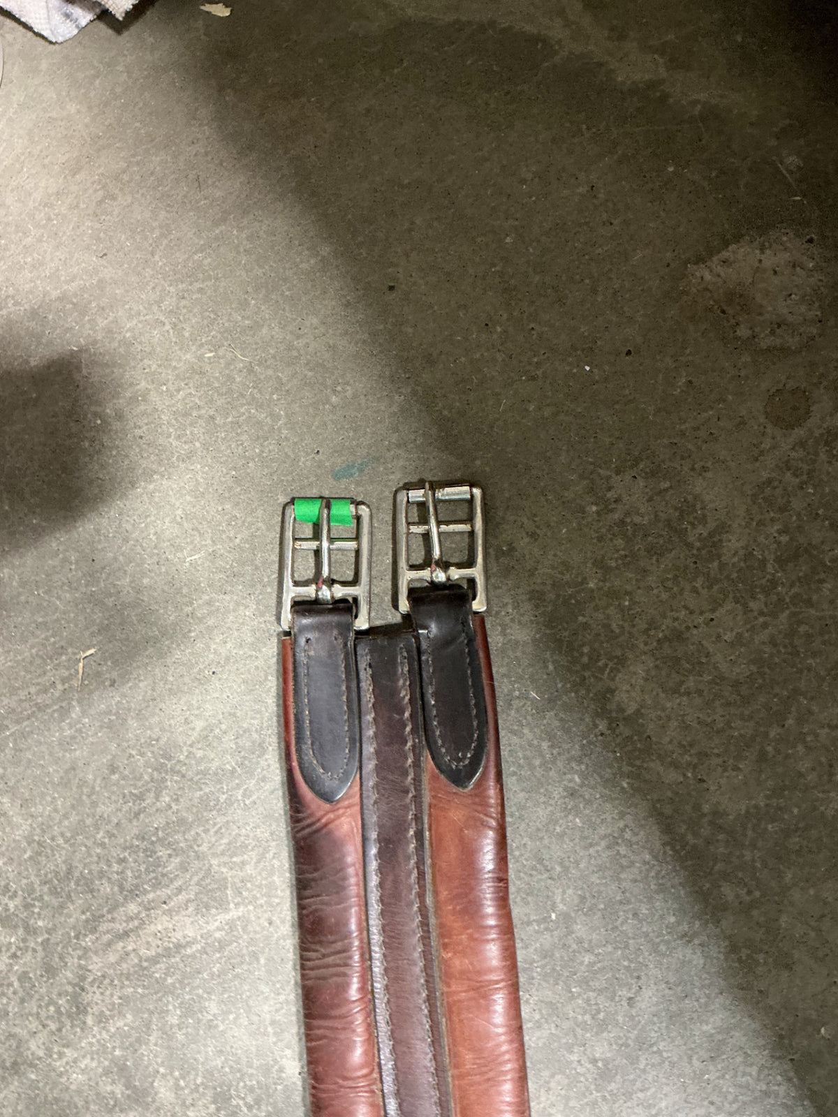 english girth 53" leather brown