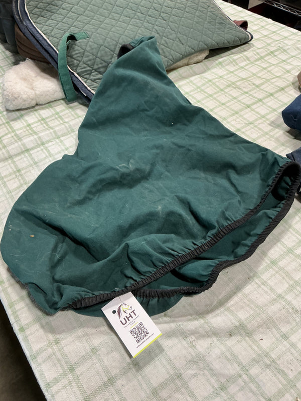 English Saddle Cover – Green, Regular | Used, Very Good