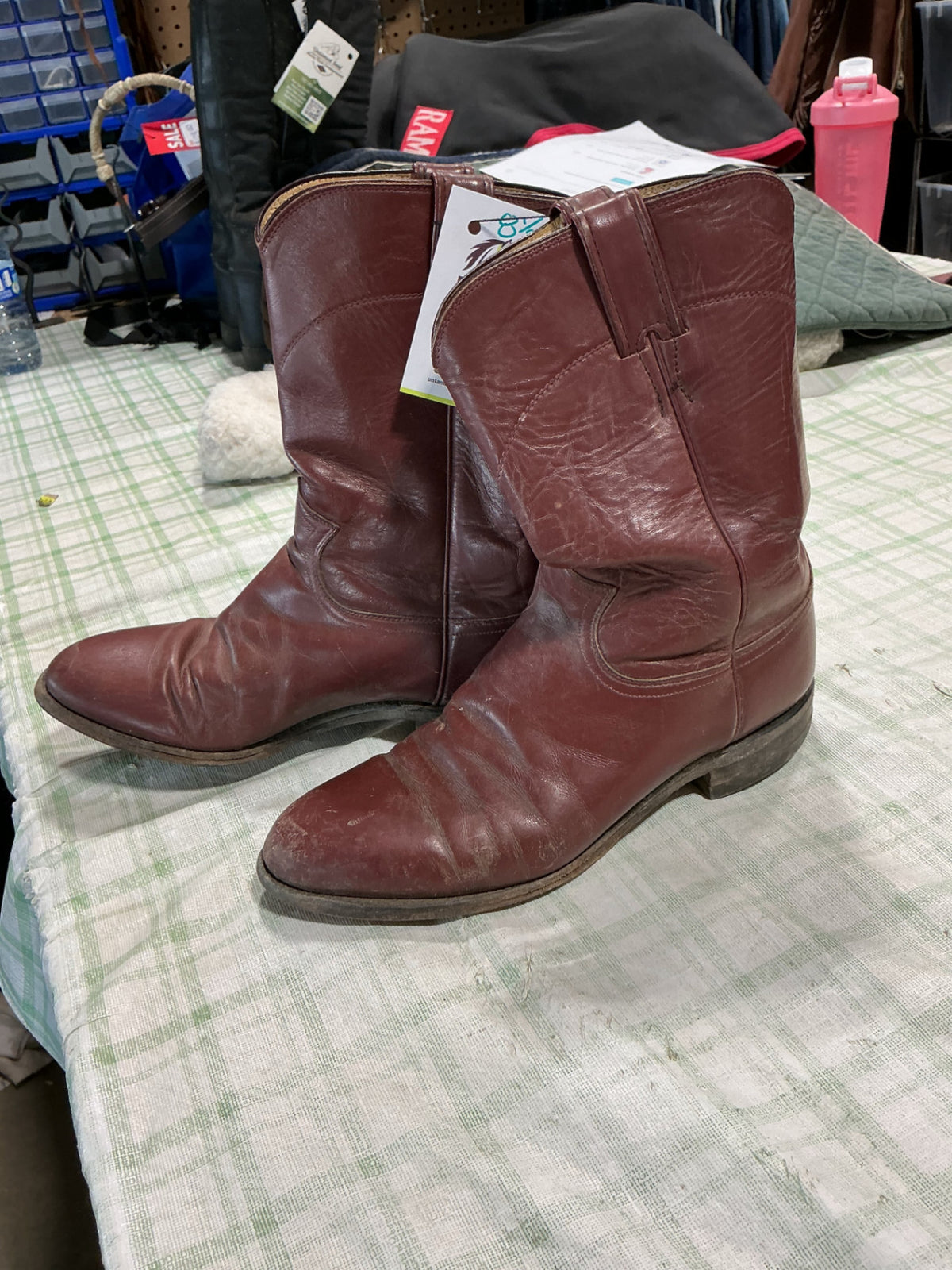 cow boy boots 8.5"