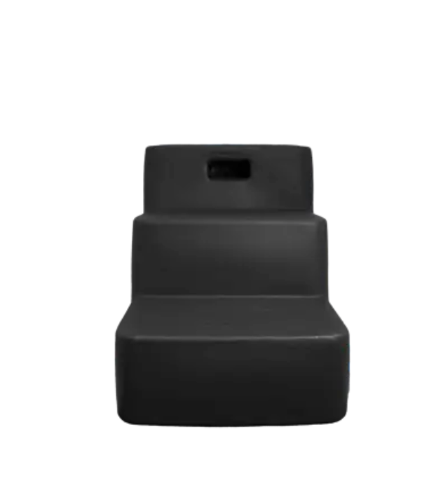 Mounting step - 3 step - Black