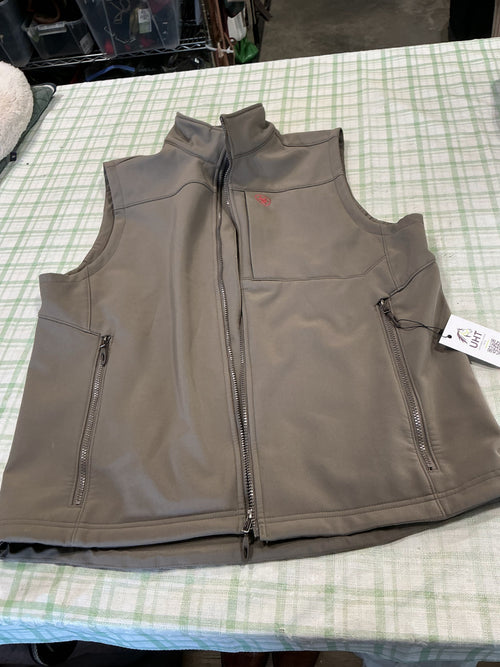 Vest – Ariat, Brown, Water & Windproof Shell, Large | Used, Very Good